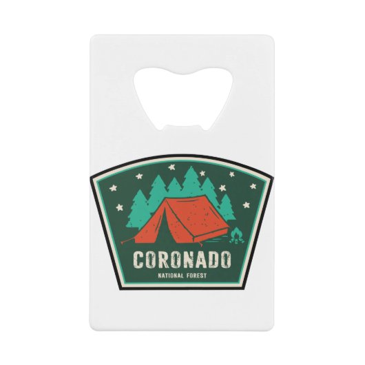 Coronado National Forest Camping Creditkaart Flessenopener (Voorkant)