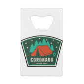Coronado National Forest Camping Creditkaart Flessenopener (Achterkant)