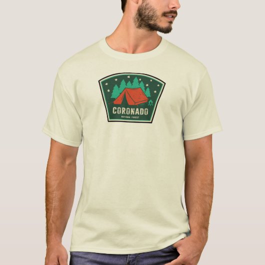 Coronado National Forest Camping T-shirt (Voorkant)