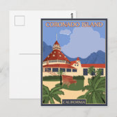 Coronado tropisch eiland, Californië Briefkaart (Voorkant / Achterkant)