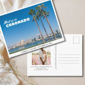 Coronado Wedding Downtown Save the Date Briefkaart