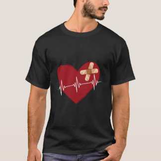 Coronary Diseases Ery Bypass Open He Surgery Hebea T-shirt