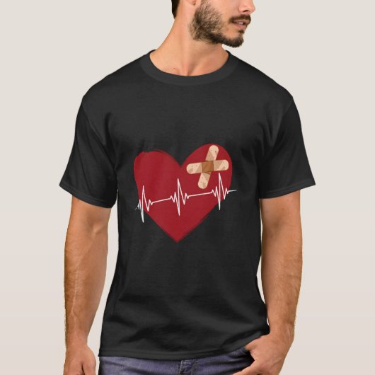 Coronary Diseases Ery Bypass Open He Surgery Hebea T-shirt (Voorkant)