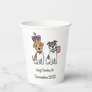 Coronatie 2023 papieren bekers