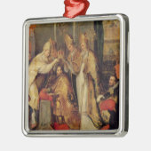 Coronatie van Charles V Heilige Romeinse keizer Metalen Ornament (Links)