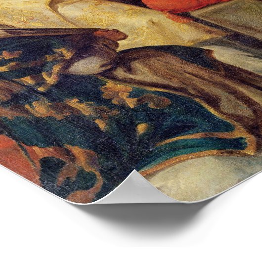 Coronatie van Charles V Heilige Romeinse keizer Poster (Hoek)