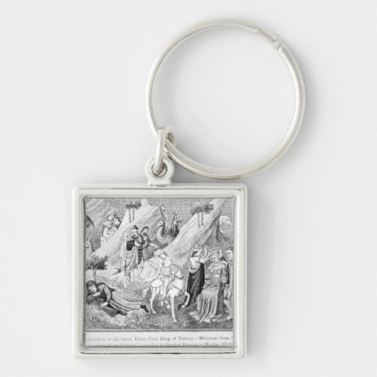 Coronatie van de Grote Khan Sleutelhanger (Voorkant)