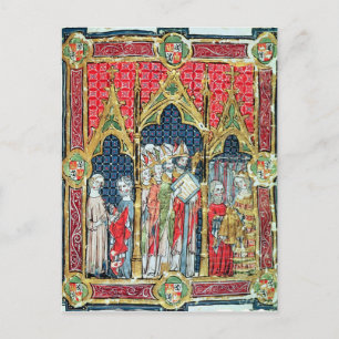 Coronatie van de Koningen van Aragón en Castille Briefkaart