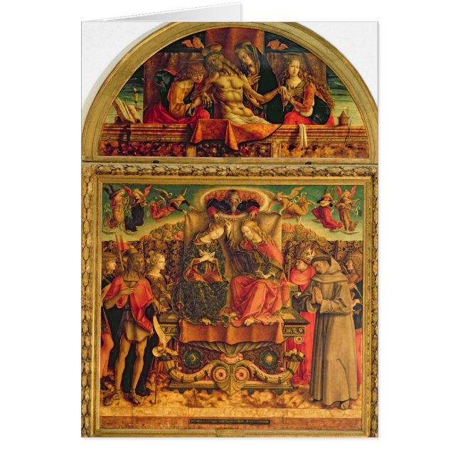 Coronatie van de maagd (Voorkant)
