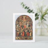 Coronatie van de Maagd, 1513 (olie op het paneel) Briefkaart (Staand voorkant)