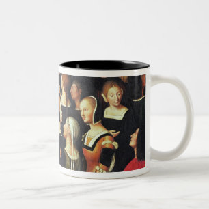 Coronatie van de Maagd, 1513 (olie op het paneel) Tweekleurige Koffiemok