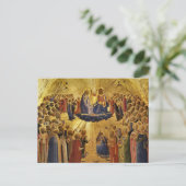 Coronatie van de Maagd door Fra Angelico Briefkaart (Staand voorkant)