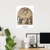 Coronatie van de maagd door Fra Angelico Poster (Thuiskantoor)