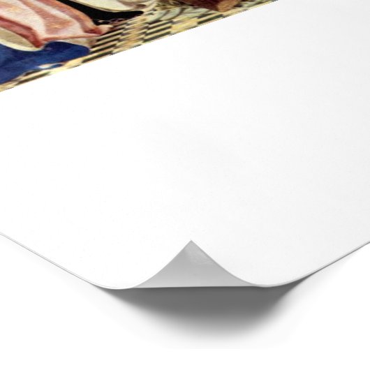 Coronatie van de maagd door Fra Angelico Poster (Hoek)