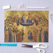 Coronatie van de Maagd door Fra Angelico Tissuepapier (Craft)