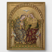 Coronatie van de maagd fotoplaat (Voorkant)