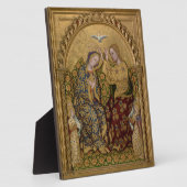 Coronatie van de maagd fotoplaat (Zijkant)