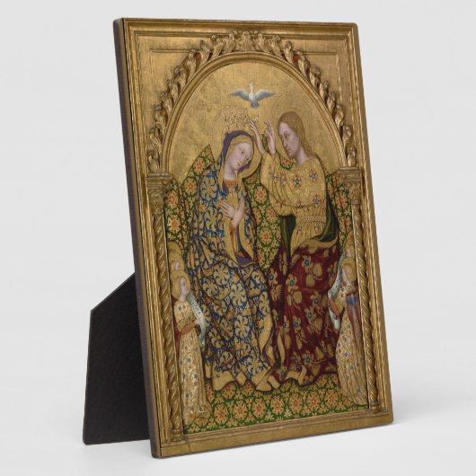 Coronatie van de maagd fotoplaat (Zijkant)