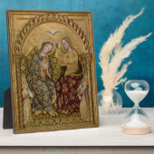 Coronatie van de maagd fotoplaat (Zijkant)