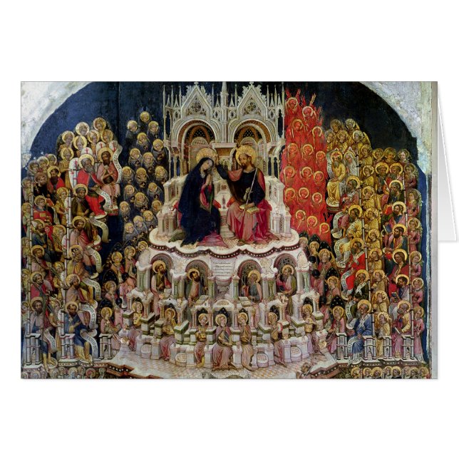 Coronatie van de Maagd in Paradise, 1438 (Voorkant Horizontaal)
