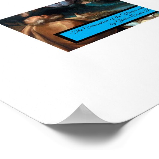 Coronatie van de maagd poster (Hoek)