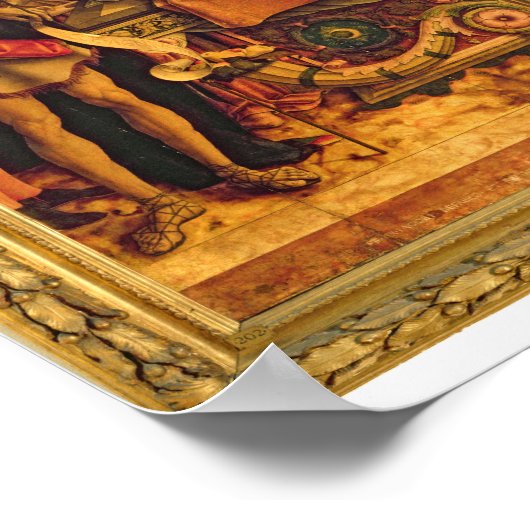 Coronatie van de maagd poster (Hoek)