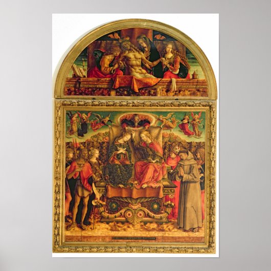 Coronatie van de maagd poster (Voorkant)