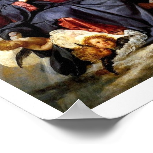 Coronatie van de maagd poster (Hoek)