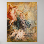 Coronatie van de maagd poster (Voorkant)