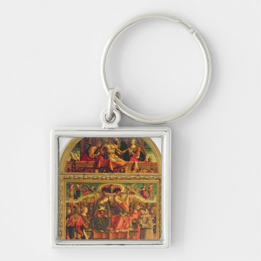 Coronatie van de maagd sleutelhanger (Voorkant)