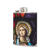 Coronatie van het Glas in lood van de gevlekte Maa Heupfles (Links)