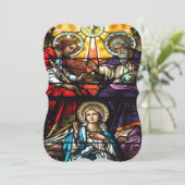 Coronatie van het Glas in lood van de gevlekte Maa Kaart (Staand voorkant)