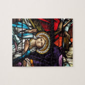 Coronatie van het Glas in lood van de gevlekte Maa Legpuzzel (Horizontaal)