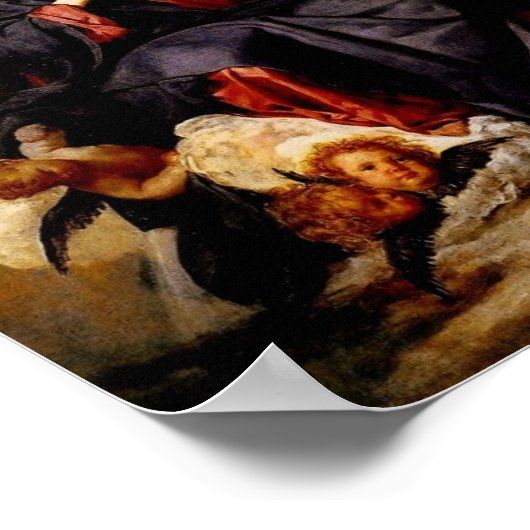 Coronatie van het Maagd Mary Poster (Hoek)