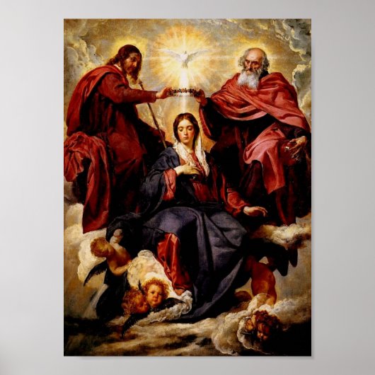 Coronatie van het Maagd Mary Poster (Voorkant)
