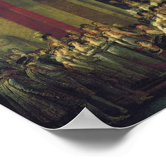 Coronatie van het Poster Napoleon (Hoek)