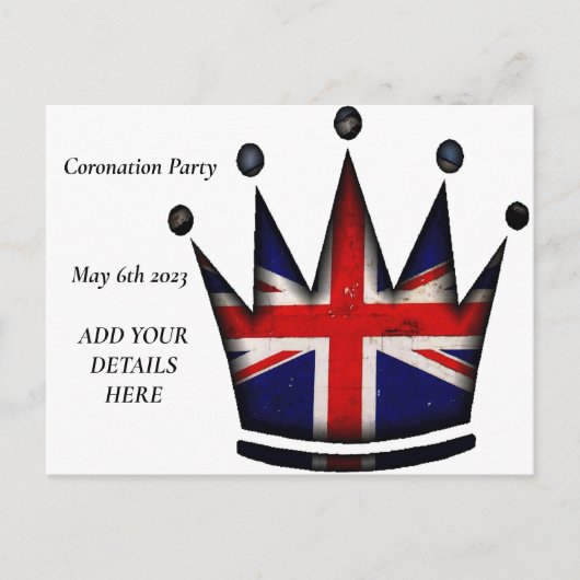 Coronatie van Koning Charles III Briefkaart (Voorkant)