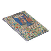 Coronatie van Mary Medieval Illuminated Manuscript Notitieboek (Rechterzijde)