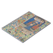 Coronatie van Mary Medieval Illuminated Manuscript Notitieboek (Linkerzijde)