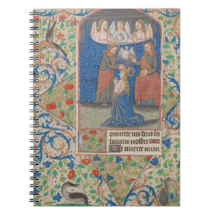 Coronatie van Mary Medieval Illuminated Manuscript Notitieboek