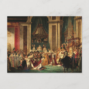 Coronatie van Napoleon door Jacques-Louis David Briefkaart