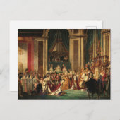 Coronatie van Napoleon door Jacques-Louis David Briefkaart (Voorkant / Achterkant)