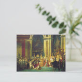 Coronatie van Napoleon door Jacques Louis David Briefkaart (Staand voorkant)