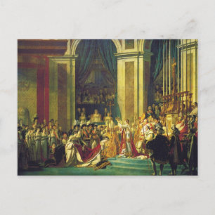 Coronatie van Napoleon door Jacques Louis David Briefkaart