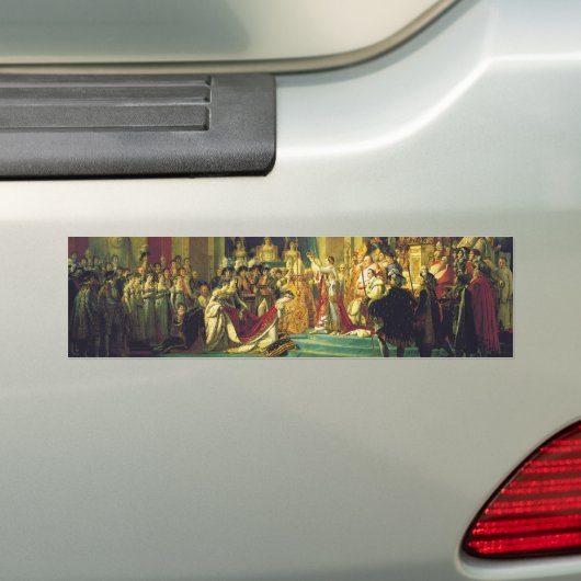 Coronatie van Napoleon door Jacques Louis David Bumpersticker (Op auto)