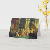 Coronatie van Napoleon door Jacques Louis David Kaart (Gele Bloem)