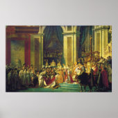 Coronatie van Napoleon door Jacques Louis David Poster (Voorkant)