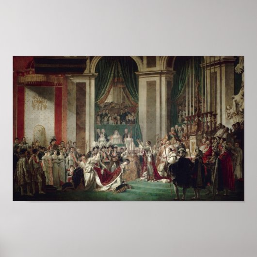 Coronatie van Napoleon en Josephine Poster (Voorkant)