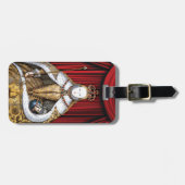 Coronatie van Tudor Queen Elizabeth I Bagagelabel (Voorkant horizontaal)
