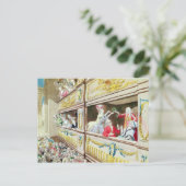 Coronatie van Voltaire in de Theater Francais Briefkaart (Staand voorkant)